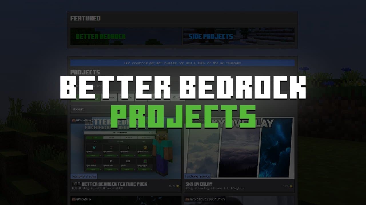 Better Bedrock - Minecraft Bedrock Mods, Texture Packs & More