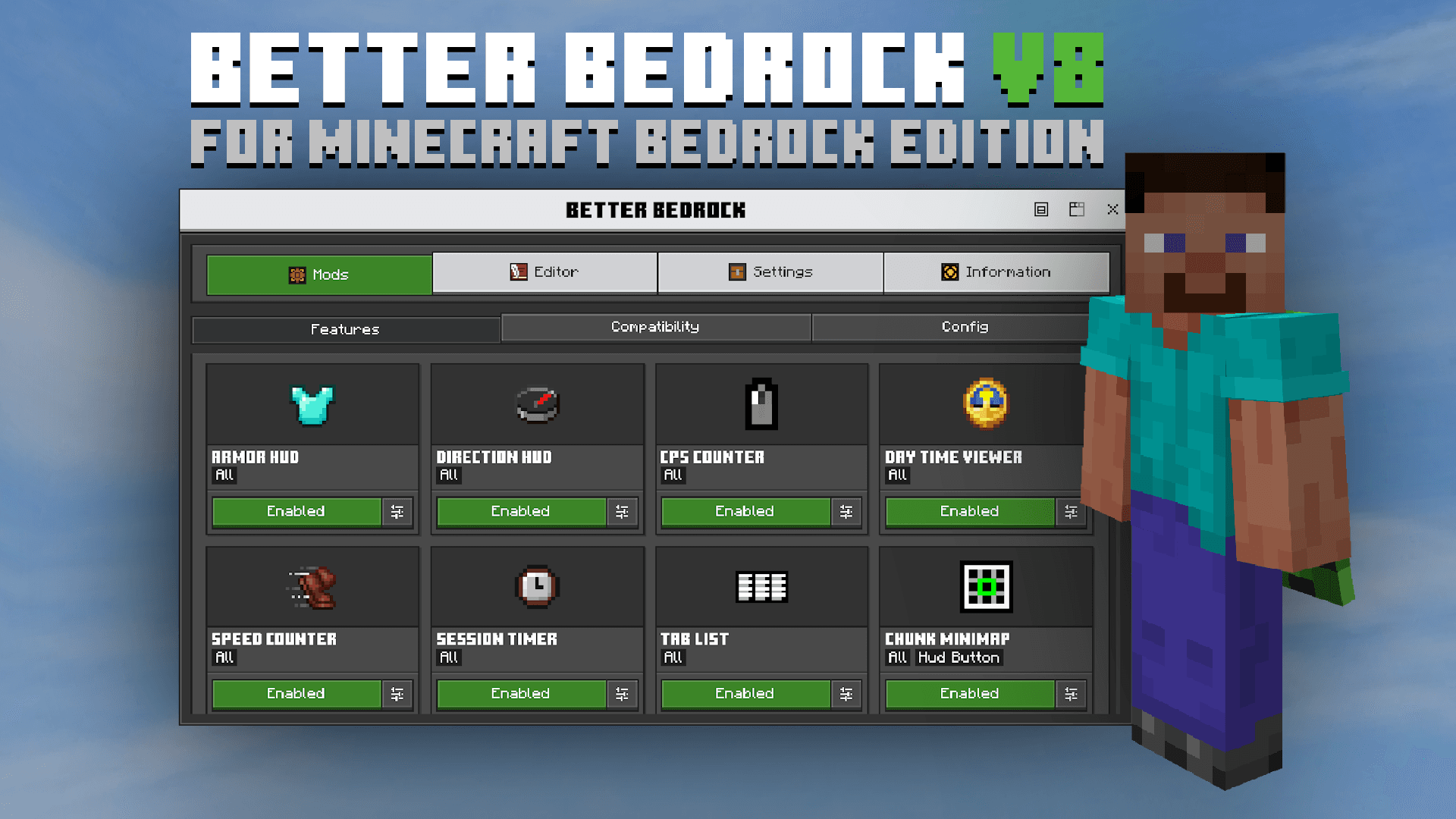 Thumbnail for Better Bedrock Texture Pack