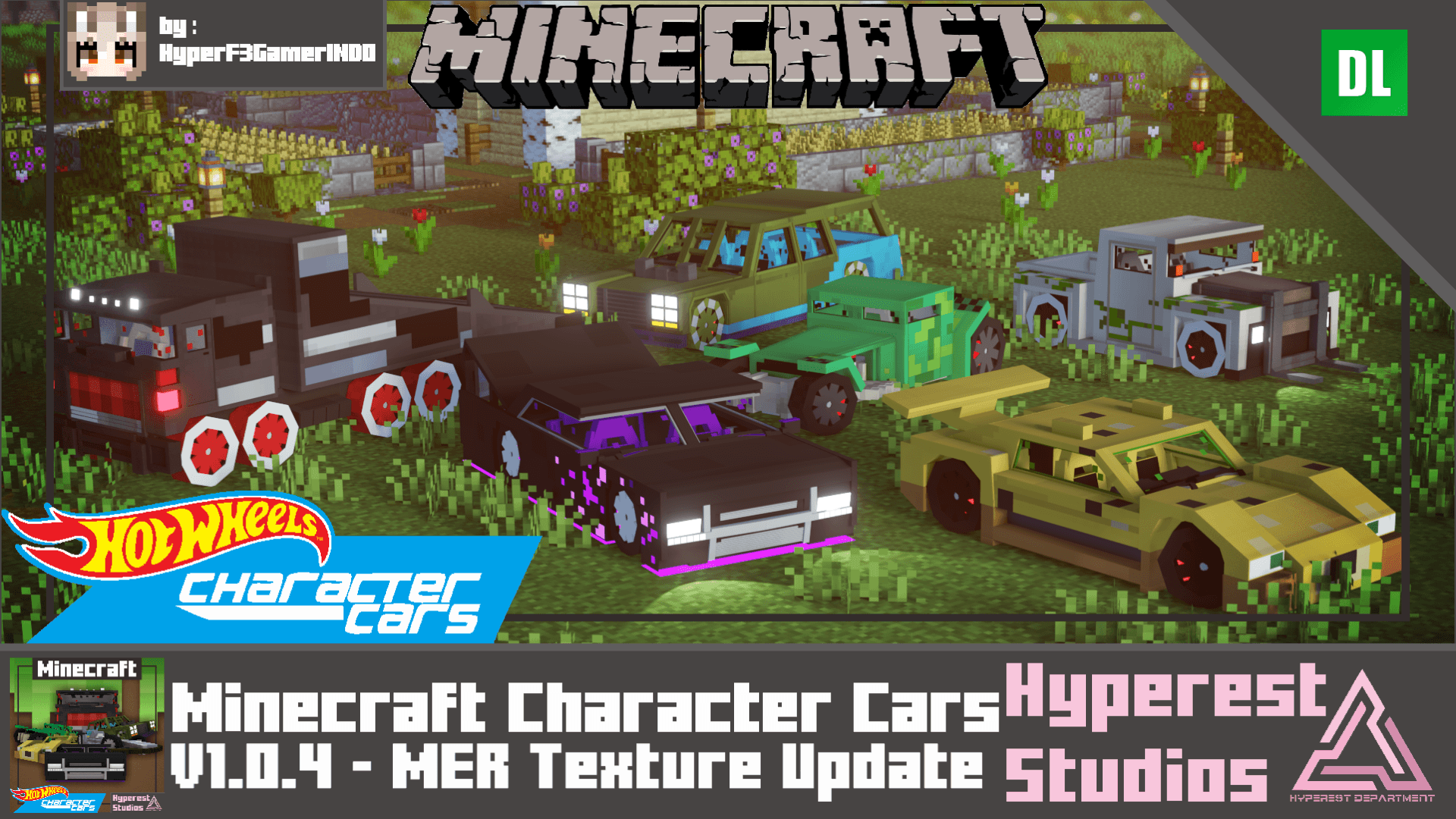 Thumbnail for HW Minecraft Character Cars