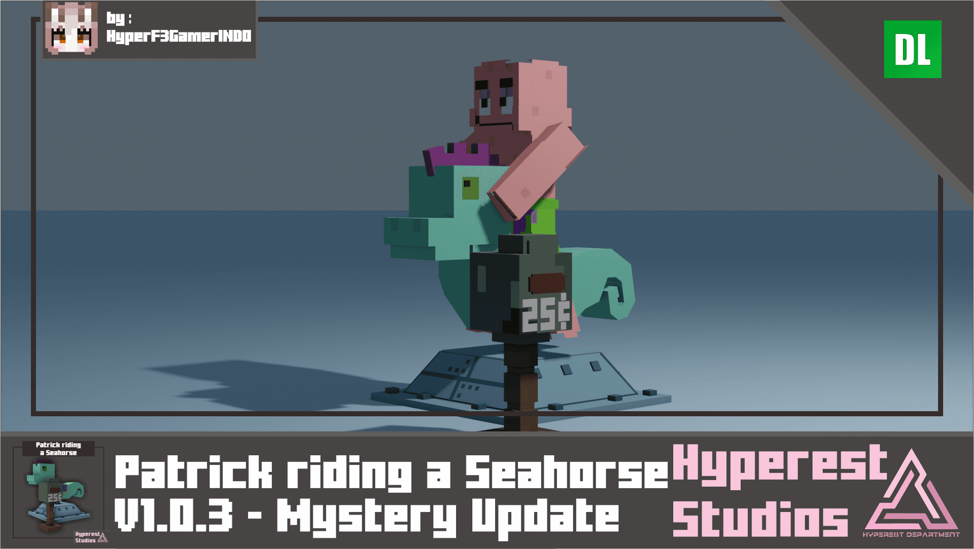 Thumbnail for Patrick riding a Seahorse