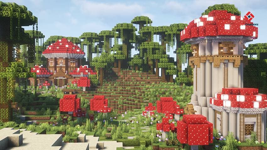 Thumbnail for Survival Mushroom Village (Achievements On)